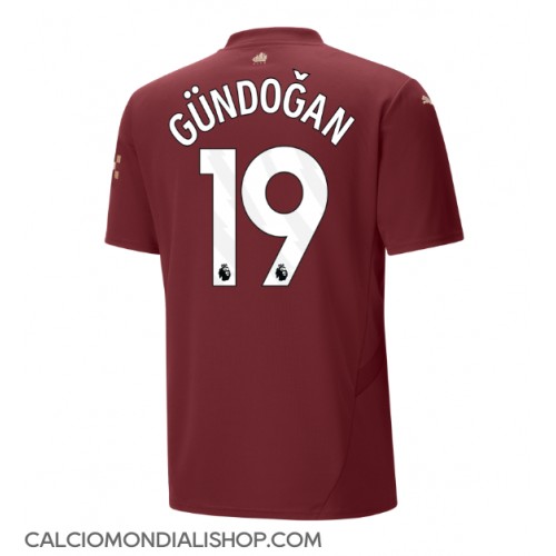 Maglie da calcio Manchester City Ilkay Gundogan #19 Terza Maglia 2024-25 Manica Corta